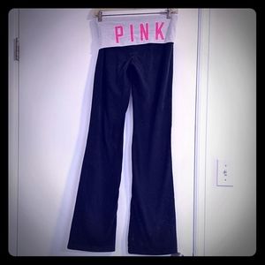 Pink yoga pants